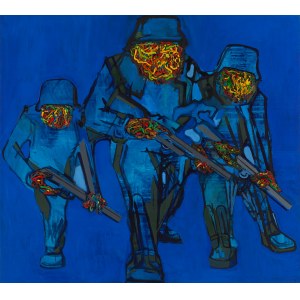 Jacek Sroka (b. 1957, Krakow), Van Gogh militaire, 2018.