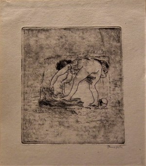 Hieronim Skurpski(1914-2006),ilustracja do Fraszek Jana Kochanowskiego,1947