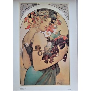 Alphonse Mucha(1860-1939) Grapes