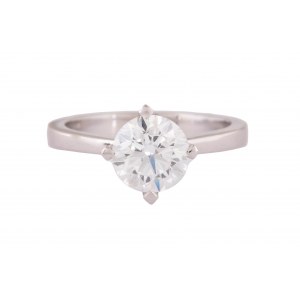 Solitaire type ring, contemporary