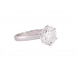 Solitaire type ring, contemporary