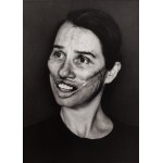 Aneta Grzeszykowska (b. 1974, Warsaw), Grinning Face from the series Face Book, 2020.