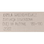 Kamila Walendykiewicz (geb. 1997, Warschau), Situation geschaffen (jetzt kommen wir pünktlich), 2022