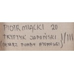 Piotr Mlącki (ur. 1996), Tryptyk japoński I/III, 2020