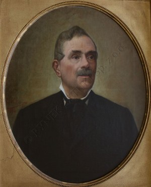 Edmond Le Kimpe (1843-1920), Portret mężczyzny (1894)