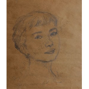 L.Lewandowski(XX w.), Portret młodej kobiety