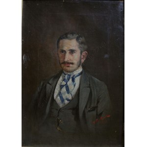 Włodzimierz Łuskina (1849-1894), Portret mężczyzny (1891)