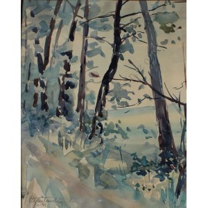 A.N.(XX w.), Pejzaż z drzewami (1943)