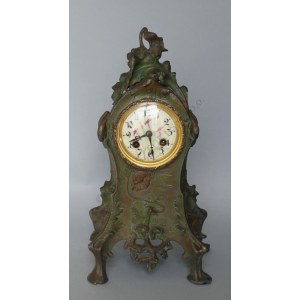Zegar kominkowy secesyjny(Francja, pocz.XX w.), 