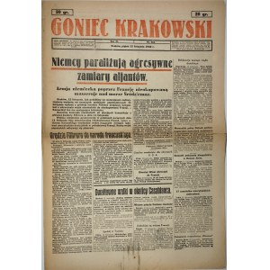 Goniec Krakowski, 1942.11.13, Deutsche lähmen aggressive Absichten der Alliierten