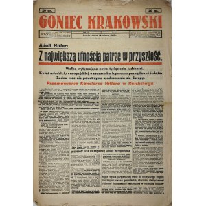 Krakowski Goniec, 1942.4.28, Adolf Hitler: I look to the future with the greatest confidence