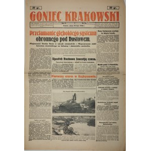 Goniec Krakowski, 1942.7.25, Przełamanie głębokiego systemu obronnego pod Rostowem