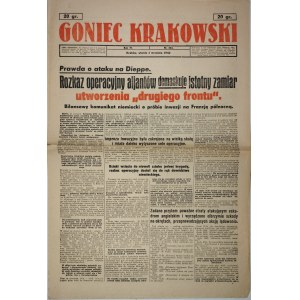 Cracow Goniec Krakowski, 1942.9.1, Allied operational order exposes significant intention to create second front