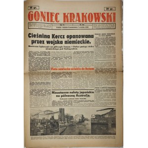 Goniec Krakowski, 1942.9.7, Cieśnina Kercz opanowana przez wojska niemieckie