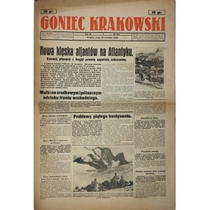 Goniec Krakowski, 1942.9.16, Nová porážka spojencov v Atlantiku