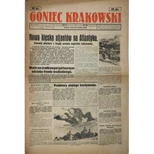 Goniec Krakowski, 1942.9.16, Nowa klęska aljantów na Atlantyku