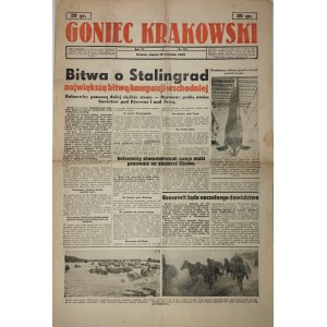 Goniec Krakowski, 1942.9.15, Bitwa o Stalingrad, największą bitwą kampanji wschodniej
