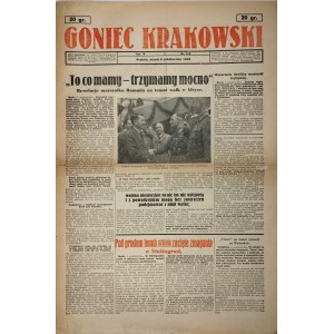 Kraków Goniec Krakowski, 1942.10.6, What we have - we hold fast