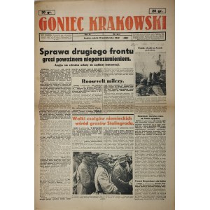 Goniec Krakowski, 1942.10.10, Otázka druhé fronty hrozí vážným nedorozuměním