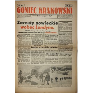 Goniec Krakowski, 1942.11.6, sovietske obvinenia proti Londýnu