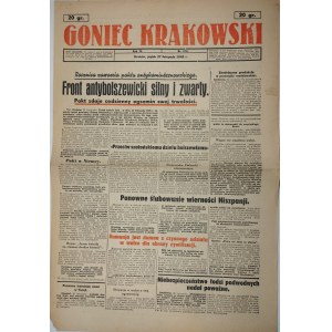 Goniec Krakowski, 1942.11.27, Protiboľševický front silný a kompaktný