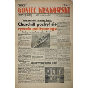 Kraków Goniec Krakowski, 1942.11.26, Churchill gets rid of political rival