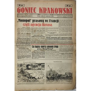 Krakowski Goniec, 1940.10.19, Monopoly of the press in France or Havas agency