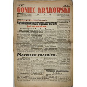 Goniec Krakowski, 1940.10.27, Výživa obyvateľstva generálnej správy je zabezpečená