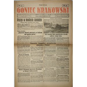 Krakovský kurýr, 1944.10.21, Roosevelt tajně jednal se Stalinem o polské otázce.