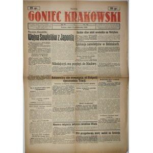 Goniec Krakowski, 1944.10.13, Vojna medzi Sovietmi a Japonskom