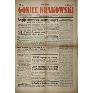 Goniec Krakowski, 1944.12.1, Anglja odczuwa skutki wojny