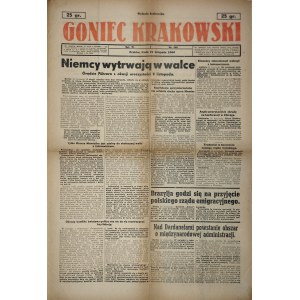 Goniec Krakowski, 1944.11.15, Nemci vytrvali v boji