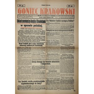 Goniec Krakowski, 1944.11.4, Dohoda medzi Anglickom a Sovietmi o poľskej otázke