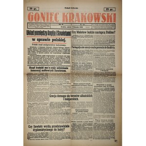 Goniec Krakowski, 1944.11.4, Dohoda mezi Anglií a Sověty o polské otázce