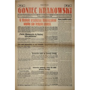 Krakowski Goniec, 1944.11.2, A joint British-Soviet plan was submitted to Mikolajczyk in Moscow
