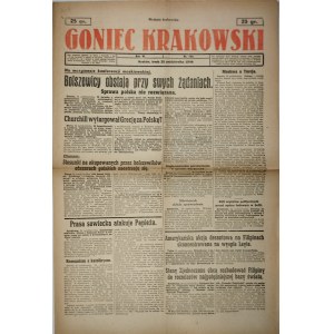 Cracow Goniec Krakowski, 1944.10.25, Bolsheviks insist on their demands. Polish issue not resolved.