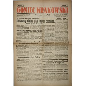 Goniec Krakowski, 1944.10.25, Boľševici trvajú na svojich požiadavkách. Poľská otázka nevyriešená.