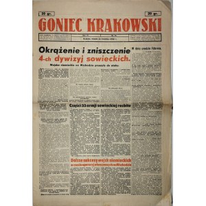 Goniec Krakowski, 1942.4.21, Einkreisung und Vernichtung von 4 sowjetischen Divisionen