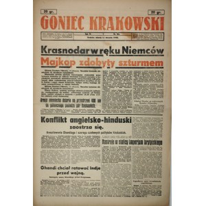 Krakowski goniec, 1942.8.11, Krasnodar in der Hand der Deutschen, Maykop im Sturm erobert