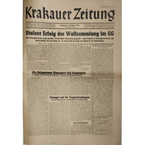 Krakauer Zeitung, 1942.2.1, R. 4, Nr. 27
