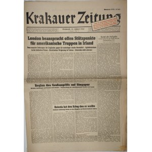 Krakauer Zeitung, 1942.1.14, R. 4, č. 11