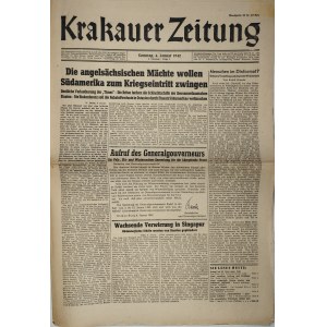 Krakauer Zeitung, 1942.1.4, R. r, nr 3