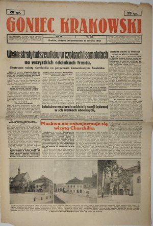 Goniec Krakowski, 1942, nr 48-277, pierwsze strony
