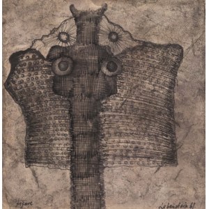 Jan LEBENSTEIN (1930 - 1999), Figura osiowa nr 4, 1961