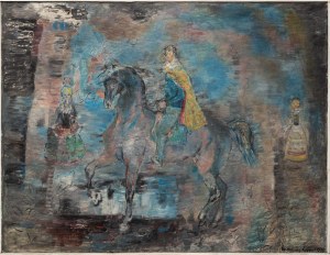 Eugeniusz GEPPERT (1890 - 1979), Jeździec na koniu - baśń, 1974
