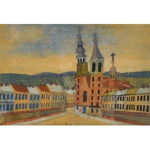 Nikifor KRYNICKI (1895-1968), Kirche in der Stadt
