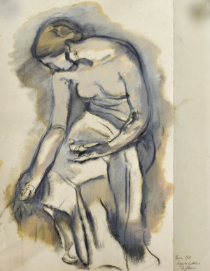 Leopold GOTTLIEB (1883-1934), Portrait of a Woman, 1933