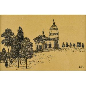 Stanisław ELESZKIEWICZ (1900-1963), Landschaft mit Kirche