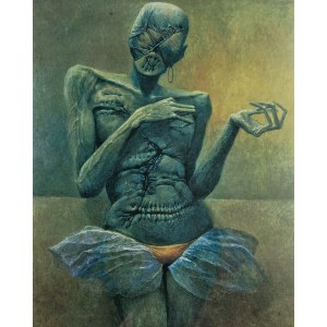 Zdzislaw BEKSINSKI (1929-2005), Ab, 1969.