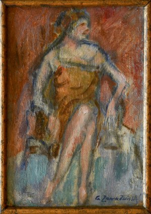 Czeslaw ZAWADZIŃSKI (1878-1936), Portrait of a woman seated in an armchair, 1930s.